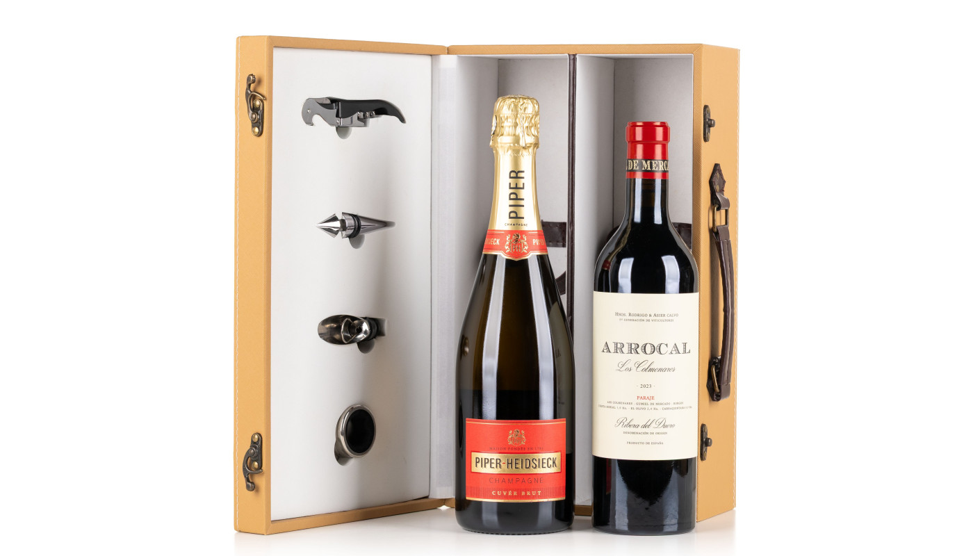 Gran Bodega A | Estuche Champagne y Ribera del Duero
