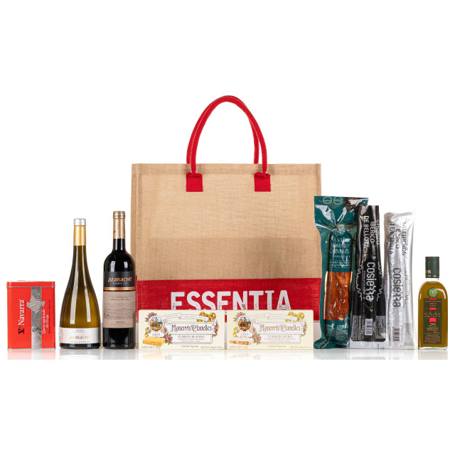 Gift Bag Essentia C | Ibéricos, Turrón y Vino Rioja